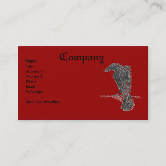 Carte De Visite Raven aliéné/copie