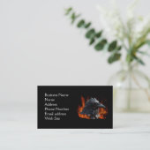 Carte de visite Raven Flames (Debout devant)