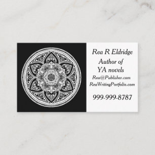 Carte De Visite Raven Mandala