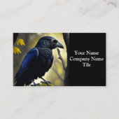 Carte De Visite Raven rustique - Natures Guardian (Devant)