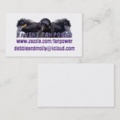 Carte De Visite Ravens Fanpower (Devant / Derrière)