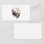 Carte De Visite Ravins en Forêt Charrée (Devant / Derrière)