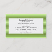 CARTE DE VISITE :: rayé nautique 5 (Dos)