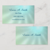 Carte De Visite Rayon bleu de lumière (Devant / Derrière)