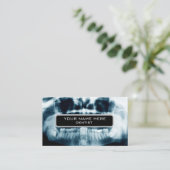 Carte De Visite Rayon X des dents (Debout devant)
