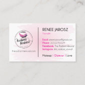 Carte de visite rayonnant de renaissance (Dos)