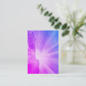 Carte De Visite Rayonnement curatif de main d'énergie de Reiki (Debout devant)