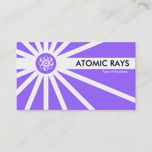 Carte De Visite Rayons atomiques - Lilac (Devant)