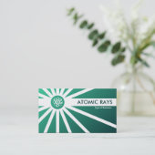 Carte De Visite Rayons atomiques - Vert (Debout devant)
