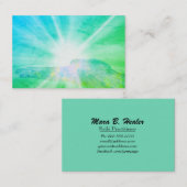 Carte De Visite Rayons curatifs de main d'énergie de *~* des (Devant / Derrière)