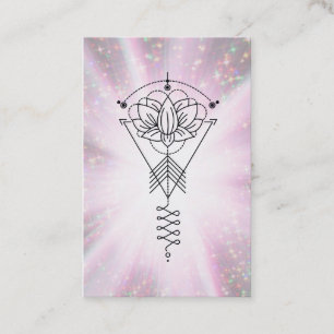 Carte De Visite Rayons curatifs tribaux Reiki d'étincelle de Lotu