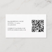 Carte De Visite Rayons de soleil dorés orange (Dos)