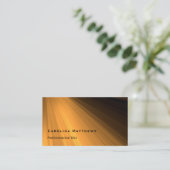 Carte De Visite Rayons de soleil modernes (Debout devant)