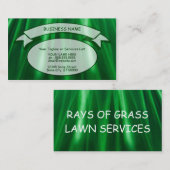 Carte De Visite rayons des services de pelouse d'herbe (Devant / Derrière)