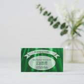 Carte De Visite rayons des services de pelouse d'herbe (Debout devant)