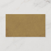 Carte De Visite Rayures à la mode de zèbre (Dos)