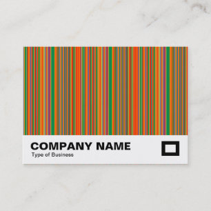 Carte De Visite Rayures colorées 01
