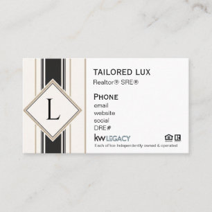Carte De Visite Rayures de confiance sur mesure Lux
