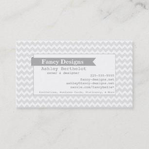 Carte De Visite Rayures de mod Chevron