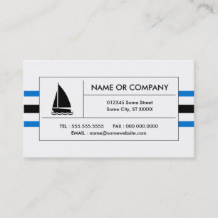 Carte De Visite rayures de navigation