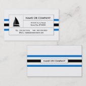 Carte De Visite rayures de navigation (Devant / Derrière)