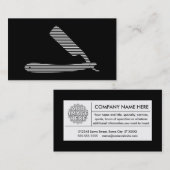 Carte De Visite rayures de rasoir (Devant / Derrière)