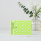 Carte De Visite Rayures et points (Debout devant)