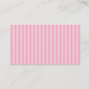 Carte De Visite Rayures roses