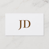 Carte De Visite Rayures vertes et Brown (Dos)