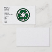 Carte De Visite RE-cyclegreen (Devant / Derrière)