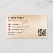 Carte De Visite Réadaptation cardio-pulmonaire | Rouge clair (Devant)