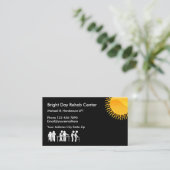 Carte De Visite Réadaptation de physiothérapeute (Debout devant)