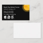 Carte De Visite Réadaptation de physiothérapeute (Devant / Derrière)