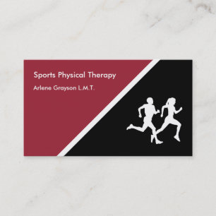 Carte De Visite Réadaptation de physiothérapie de sports