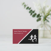 Carte De Visite Réadaptation de physiothérapie de sports (Debout devant)