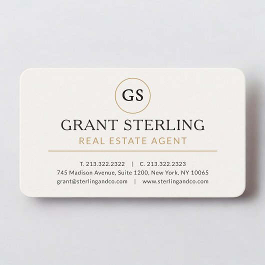 Carte De Visite Real Estate Agent Professional