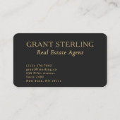 Carte De Visite Real Estate Agent QR Code Professional (Devant)