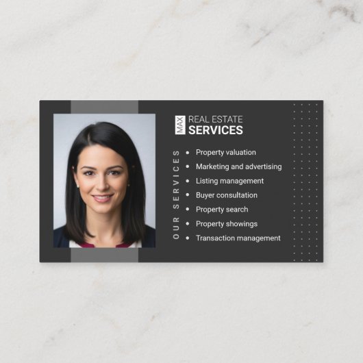 Carte De Visite Real estate agent, Real estate company, Realtor (Dos)