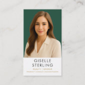 Carte De Visite Real Estate Agent Realtor Broker (Devant)