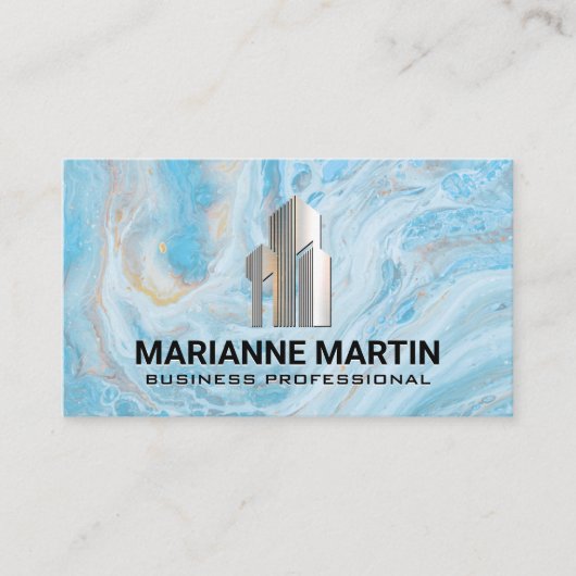Carte De Visite Real Estate Building Logo | Business Professional (Devant)