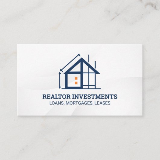Carte De Visite Real Estate Construction | Builder (Devant)