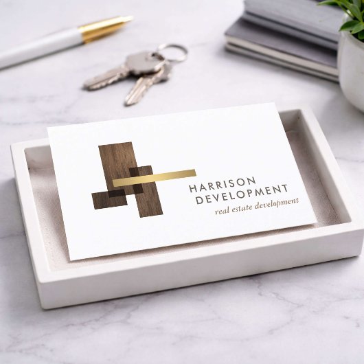 Carte De Visite Real Estate Developer Luxury Logo