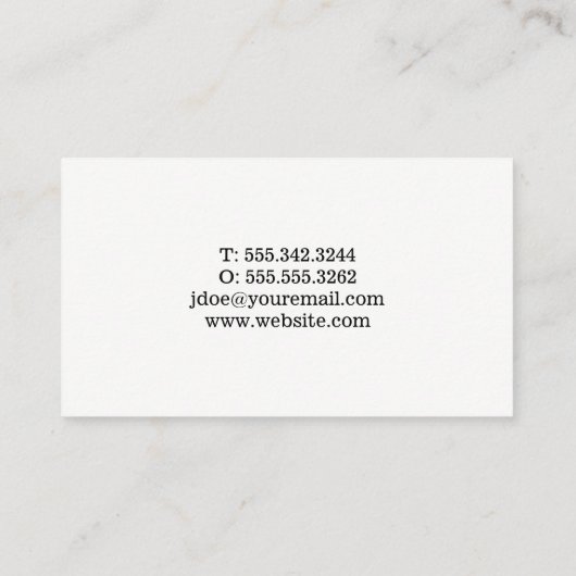 Carte De Visite Real Estate Logo | Gradient Background (Dos)