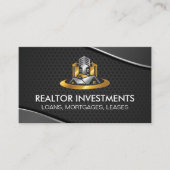 Carte De Visite Real Estate Modern Logo | Commercial Properties (Devant)