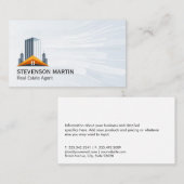 Carte De Visite Real Estate Modern | Properties | Rentals (Devant / Derrière)