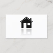 Carte de visite Réaldeur d'icônes simple (Dos)