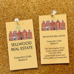 Carte De Visite Réalisateur agent agent de courtage immobilier mod