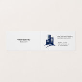 Carte De Visite Réalisateur | Bâtiments | Agence immobilière (Extérieur déplié)