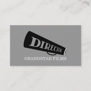 Carte De Visite Réalisateur Clap Cinéma Films Producteur