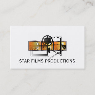 Carte De Visite Réalisateur de film moderne Producteur de films